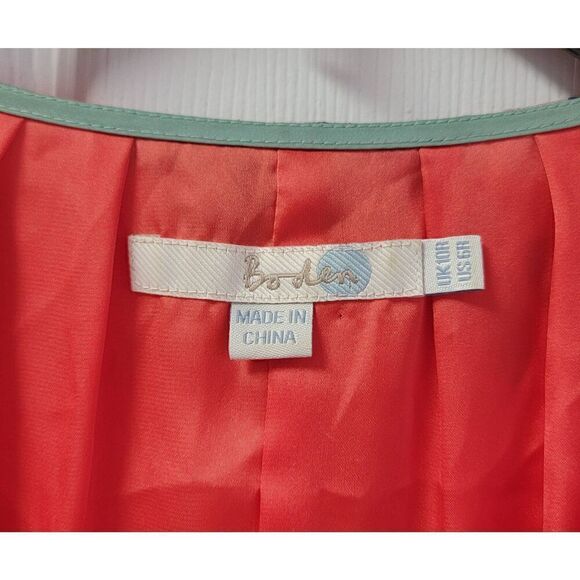 Boden Floral Fit & Flare Summer Dress 6 - Picture 5 of 10